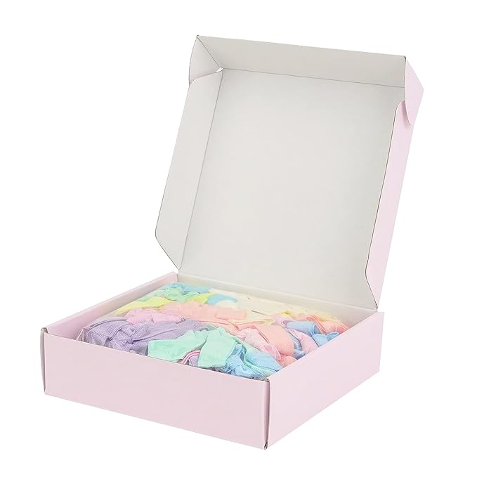 MEEDEE 100 Pack Pastel Rainbow Elastic Hair Accessories: No Crease Soft Ribbon Hair Ties, Knotted Ponytail Holders, Damage-Free Yoga and Workout Hairbands, Colorful Elastic Bracelets