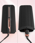 Hair Straightener, 1 Inch Flat Iron Hair Straightener and Curler 2 in 1, Professional Ceramic Ionic Dual Voltage Flat Iron with Anti-Iron Silicone for Less Frizz, Shinier & Smoother Hair