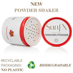 SunFX Post Spray Tan Translucent Finishing Powder | Talc Free | Sunless Tanning Setting Powder | Shimmer Body Bronzing Powder | (Tropical Burst, 4.00 Ounce (Pack of 1)