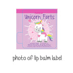 12 Unicorn Farts Lip Balm Favors - Unicorn Theme Lip Balms - Unicorn Party Favors - Girls Party Favors - Unicorn Farts Favors