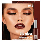 2Pc Butter Lipstick Tinted Lip Balm, Shine Moisturizing Plumper Lipstick for Women, Natural Nourishing Hydrating Lip Gloss Stain for Dry Lips, Lightweight Lip Liner Care Vegan Makeup, 04 & 05