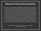 Mineral Air Four-in-One Foundation for Mineral Air Mist Device—Color, 10 ml, Travel Size - Deep