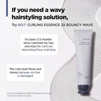AMOS PROFESSIONAL Curling Essence 2X Bouncy Wave | For Wavy and Curly hair | Anti-Frizz Hair Styling Gel, 2 in 1 Hydrate and Smooths, Korean Hair Essence, 5 fl. oz.