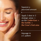 Rufolia Pro Eye Contour Cream—for the Under-Eyes + Eyelids | Brightens the look of Dark Circles, Firms & Lifts the look of Droopy Eyelids | with Manjistha, Niacinamide, Hyaluronic Acid 0.53 oz (15 g)