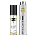 CA Perfume Duo Impression of Boiserie D'argent For Women And Men Perfume Layering Set Long Lasting Travel Size EDP + Body Oil Roll-On Bottle 0.27 Fl Oz+0.33 Fl Oz