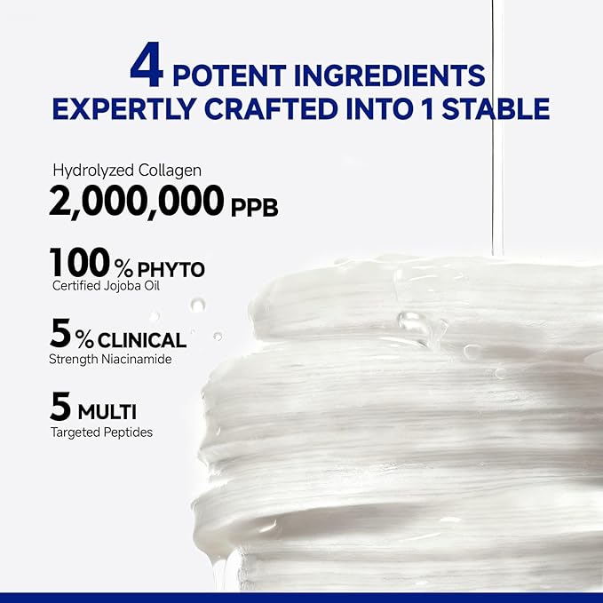 Peptide Jojoba Under Eye Patches, Firming Eye Patches Instant Reduces Dark Circles and Puffiness, Collagen Under Eye Mask for Bags Treatment, Wrinkles, 60 Pcs for Women