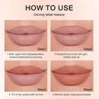 12 Colors lip liner pencils, Modern Classic Lip Liner, Lip Liner Pigmented Vegan Matte, Lasting Finish Lip Liner, Luxurious Creamy Long Lasting Lip Liner, Prevents Feathering and Fading, (08)