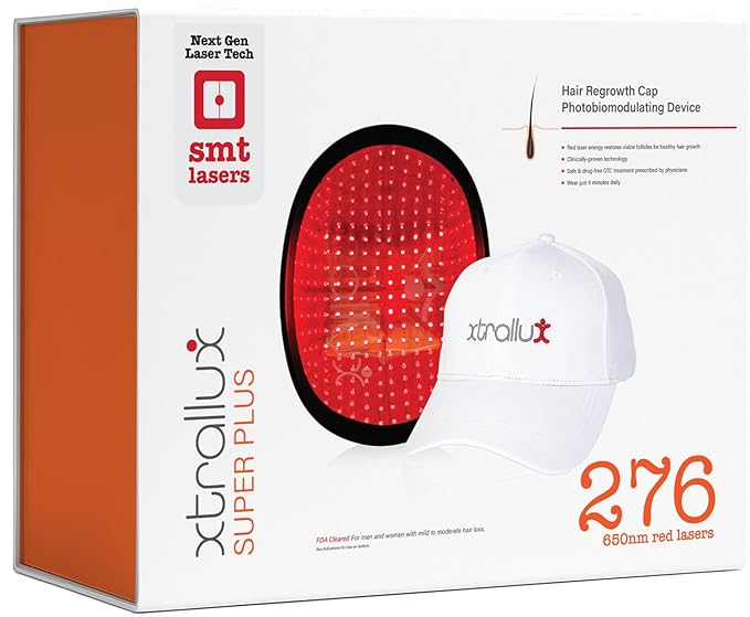 Hair Growth | Laser Hair Growth Products 276 Lasers 6 Minute Treatment FDA Cleared Drug-Free Comfortable Fit Lazer Hair Regrowth Hair Regrowth Lazer Treatment For Women