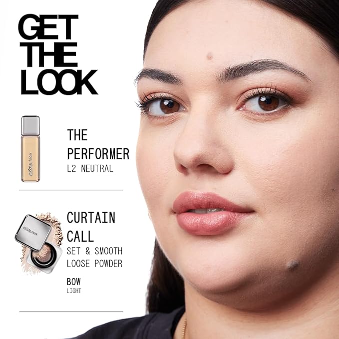 about-face THE PERFORMER Skin-Focused Foundation L2Neutral – Medium Coverage, Long-Wear, Breathable & Buildable Base – Clean, Vegan, Hydrating Formula with Blue Agave & Chlorella – 1.08oz