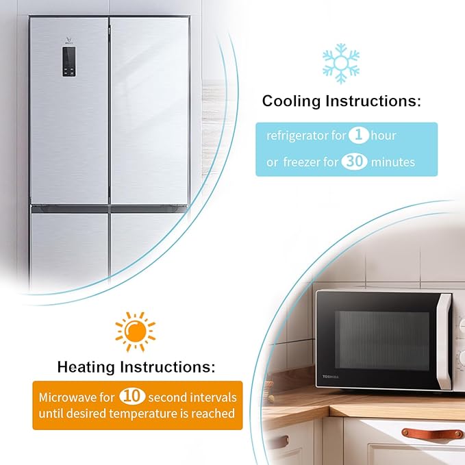 2PCS Cold Face Eye Masks Ice Face Mask Hot Cold Compress for Dark Circles, Puffiness, Migraines, Headache, Stress, Redness, Cooling Face Masks for Women Man, Skin Care