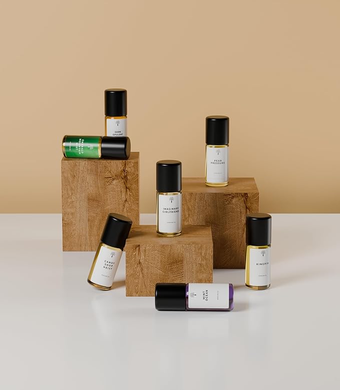 Eternal perfume Oils Roll on Travel Size perfumes for women Mini Mist Gift Set 7 Piece Collection perfume for men unisex Long Lasting perfumes set for womens 7 x 3 ml/0.17 FL Oz Gift Set for Women