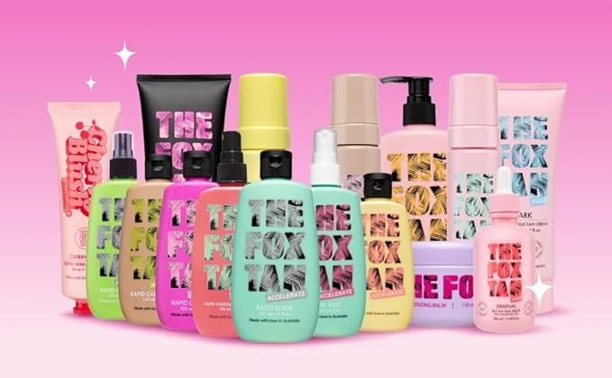 The Fox Tan Rapid Candy Oil, Accelerator Tanning Oil For Deeper & Darker Long-Lasting Tans, Creates Flawless Tan Skin, Vegan & Cruelty Free, 120mL