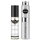 CA Perfume Duo Impression of Intoxicated For Women And Men Perfume Layering Set Long Lasting Travel Size EDP + Body Oil Roll-On Bottle 0.27 Fl Oz+0.33 Fl Oz