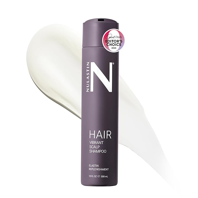 NULASTIN Vibrant Scalp Hair Shampoo - Volumizing Shampoo for Fine Hair & Nourishing Scalp Care - Color Safe Formula to Deliver Weightless Shine, Reduce Frizz & Minimize Breakage (10 Fl Oz)
