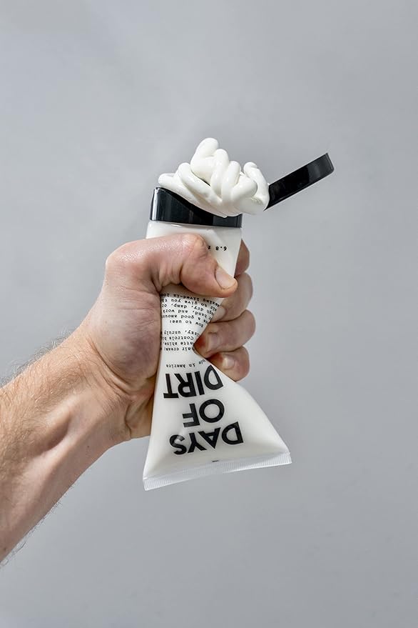 California Born Days of Dirt Hair Styling Cream for Dry, Fluffy, Frizzy, Clean Lived-in Look - Styling Cream for No-Hold, Texture & Shine - Made in USA, 6.8fl oz