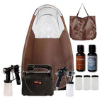 MaxiMist Elite Evo Pro Plus Professional Sunless Spray Tan Machine Kit with Brown Tent and two sprayguns