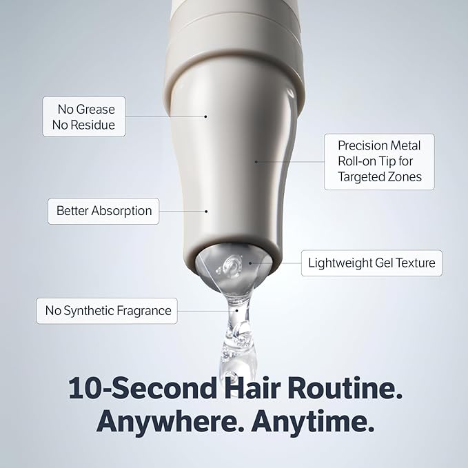 SUNGBOON EDITOR Deep Collagen Retinol Scalp Serum |Roll-On Hair Growth&Thickening Serum |Dry, Itchy Scalp Treatment |Caffeine +Biotin +Rosemary |Stocking Stuffers for Women |Korean Hair Care,0.5 fl oz