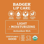 Badger Highland Mint Classic Lip Balm, 100% Organic Balm Long Lasting Lip Moisturizer w/Light Silky Texture, Refreshing, Invigorating & Soothing Mint Lip Balm, 4 Pack