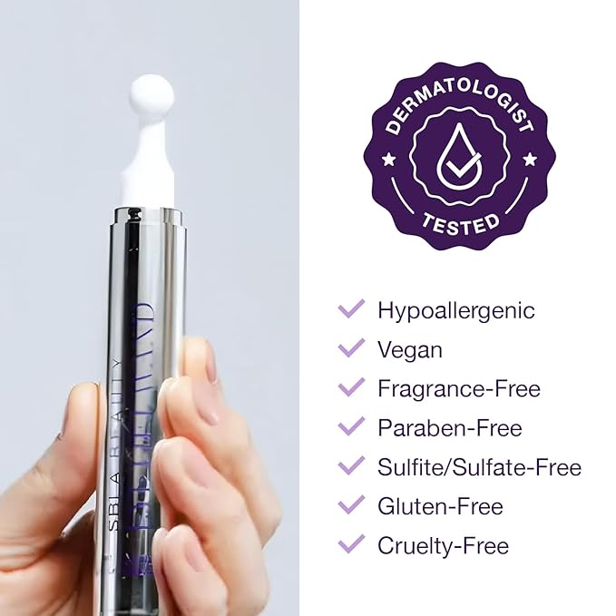 SBLA Eye Lift Wand – Anti-Aging Serum for Eyelids, & Eye Area - With SBLA66Peptide™, Caffeine, Hyaluronic Acid, Niacinamide & Vitamin C - Smooths, Lifts Hooded Lids, Brightens Eyes, Reduces Puffiness