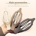 Flat Hair Clips for Women, French Hair Claw Clips for Thick, Thin, Long & Short Hair, Duck Billed Clips, No-Slip Grip Hair Styling Accessories for Women Girls Daily Use (MixA 3PCS)