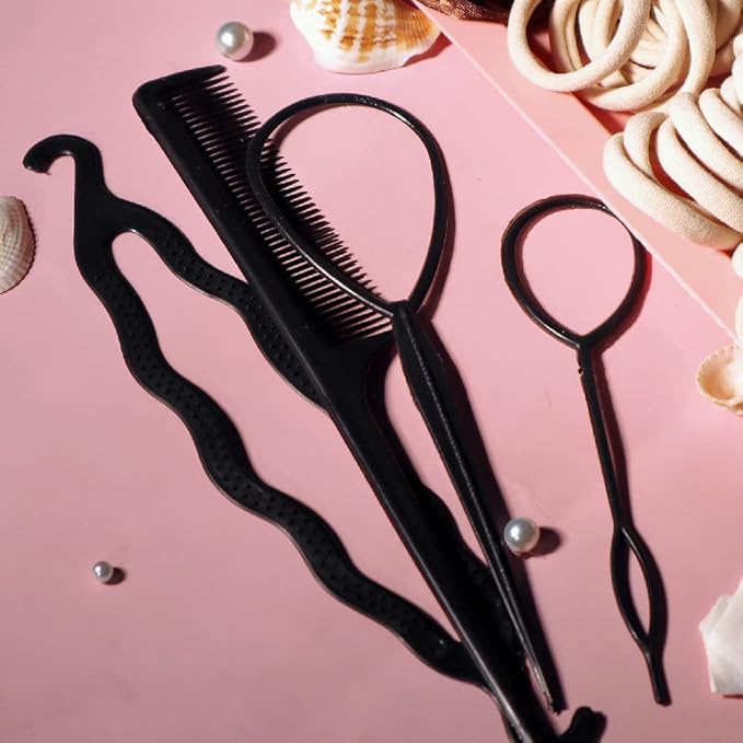 YANRONG Brown Hair Ties For Women Girls,Elastic Ponytail Holders Rubber Band For Thick Hair & Thin Hair Fashion Hair Accessories Set（809PCS）