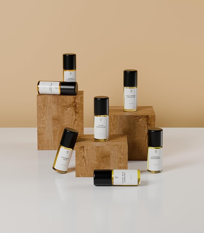 Eternal perfume oils Roll on Travel Size perfumes for women Mini Mist Gift Set 7 Piece Collection perfume for men unisex Long Lasting perfumes set for womens 7 x 3 ml/0.17 FL Oz Gift Set for Women