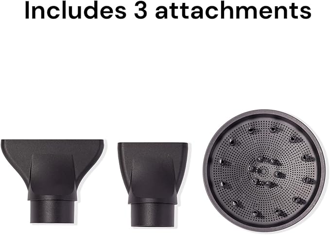 L'ANGE HAIR Le Styliste Luxury Hair Dryer | Quiet Brushless Blow Dryer with Diffuser | 1875 Watts for 4X Faster Drying | Hairdryer with 3 Heat & Speed Settings | Best Hair Dryers for Blowouts