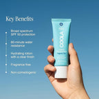 COOLA Organic Face Sunscreen SPF 50 Sunblock Lotion, Dermatologist Tested Skin Care for Daily Protection, Vegan and Gluten Free, Fragrance Free, 1.7 Fl Oz.