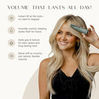 Harmonize Beauty Root Texture Powder for Women - Lifts Roots & Adds Volume to Hair, Styling & Finishing Powder, Talc Free & Natural, All Hair Types