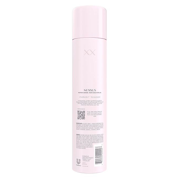 Nexxus Styling Spray Maxximum Finish Firm Hold Hairspray Powered by STYLEPROTECT Technology 10 oz