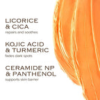 KOJIC ACID TURMERIC CLEANSING CREME| Balm to Oil Cleanser | Makeup Remover Cleansing Cream | No Eye Stinging | Helps Even Tone & Fade Hyperpigmentation w/Consistent Use 100ml,4pcs