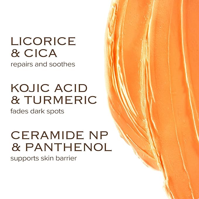 KOJIC ACID TURMERIC CLEANSING CREME| Balm to Oil Cleanser | Makeup Remover Cleansing Cream | No Eye Stinging | Helps Even Tone & Fade Hyperpigmentation w/Consistent Use 100ml,4pcs