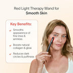 Solawave 4-in-1 Radiant Renewal Red Light Therapy Wand & Renew Complex Activation Serum | Beauty Device for Face & Neck | Serum Boosts Anti-Aging Effects, Reduces Wrinkles, Dark Circles & Puffiness