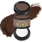 Sevich Hairline Powder - Root Touch Up Instantly Hair Color for Thinning Gray Coverage - Bald Spot Concealing Hair Powder for Women & Men - 48Hour Waterproof & Sweatproof - Brown