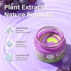 Lip Mask, Hydrating Overnight Lip Sleeping Mask, Lip Moisturizer for Dry Cracked Lips Care, Dual-Color Korean Lips Balm for Nourishing and Softening Lips, Minimizes Fine Lines - Grape