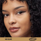 about-face THE PERFORMER Skin-Focused Foundation M2Olive – Medium Coverage, Long-Wear, Breathable & Buildable Base – Clean, Vegan, Hydrating Formula with Blue Agave & Chlorella – 1.08oz