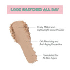 Kimchi Chic Beauty Puff Puff Pass Set and Bake Setting Powder for Makeup, Extra Fluffy Loose Face Powder Poof, Soft Natural Face Makeup for Uneven Skin Tone, 04 Peachy