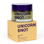 UNICORN SNOT Holographic Face Glitter & Body Glitter Gel | Holiday Glitter Makeup: Stocking Stuffers & Christmas Gift | Hair Glitter, Vegan & Cruelty Free, 1.7 oz Gold Glitter (Bling)