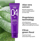 AMOS PROFESSIONAL Curl Defining Cream 5.1oz (150ml) | Hydrating Hair Serum for Moisturized Curls and Healthy Waves | Korean Curl Defining Cream with Citrus Green Floral Fragrance