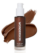 Wonderskin Hyper Bond All-Day Stay Serum Foundation – Waterproof, Transfer-Proof, 24HR Longwear Face Makeup with Niacinamide & Hyaluronic Acid – Lightweight, Natural Finish (Aura)