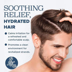 Luseta Scalp-Balancing Shampoo and Conditioner Set for Women, Reducing Build-up with Salicylic Acid, Anti-Dandruff Shampoo for Men, Clarifying Shampoo for Refreshing, pH-Balanced, 2 x 1.01 Fl Oz