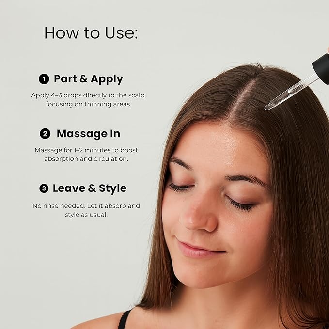 Rosemary Elixir – Daily Scalp Oil with 9 Essential Oils – Lightweight, Non-Greasy Formula for a Healthy-Looking Scalp – For Men & Women – 2oz