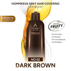 Grey Hair Covering Shampoo (6 Packet) – Premium 3-in-1 Hair Dye Shampoo For Grey Hair (Dark Brown)