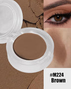 Single Matte Eyeshadow,Brown Eye Shadow Palette Makeup for Older Women, High Pigment Waterproof Nude Pressed Eye Shadows Brow Powder with Smooth Lightweight Powde,Blendable for Daily Eye Look-224