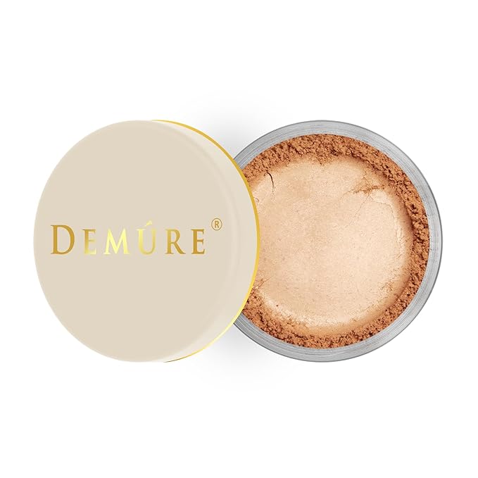 Demure Mineral Blush Makeup (Peachy), Loose Powder, Professional Quality, Cruelty Free Powder By Demure