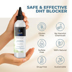 HAIRMETTO Saw Palmetto Extract Serum for Hair Loss, Hair Growth Serum with Stinging Nettle, Rosemary Oils and Peppermint Scent, Hair Serum for Men and Women - 4oz (118ml)