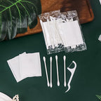 200 Pack Hotel Vanity Kit Individually Wrapped, Bulk Hotel Amenities Kit, Hospitality Set, Amenities Hotel Vanity Set Hygiene Products Include Cotton Pads, Cotton Swabs, Dental Floss Picks