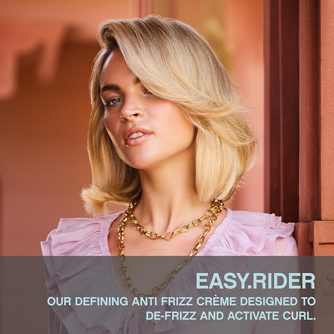 KEVIN.MURPHY EASY.RIDER - Hair Cream for All Hair Types - Anti Frizz for Hair Styling - Curl Activating Cream - Frizz Control Cream - 100g / 3.5 oz