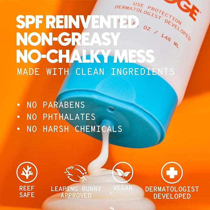 The OG Mineral All-Screen SPF 50 Face + Body, Dermatologist Developed, Broad Spectrum, Sheer Sunscreen - Non-Greasy No Chalky Mess & Reef Safe, All-Weather Care with Aloe + Vitamins C+E - 5 Oz