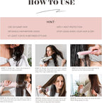 Dual Voltage Travel Hair Dryer Brush, Mini Hot Air Brush Styler & Dryer for European Travel, Hair Trends Nano Titanium 2 Inch One Step Hair Dryer and Styler Volumizer Oval Shape